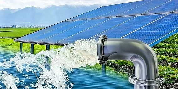 Sistema de bombeo de agua alimentado por paneles solares